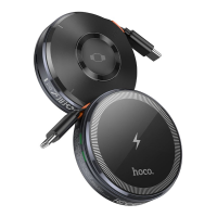 Беспроводное Зарядное Устройство Hoco CQ18 2-in-1 15W Magnetic (iWatch) (серый)