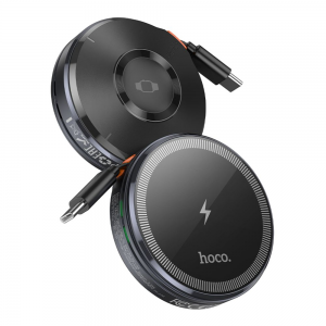 Беспроводное Зарядное Устройство Hoco CQ18 2-in-1 15W Magnetic (iWatch) (серый)