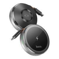 Беспроводное Зарядное Устройство Hoco CQ18 2-in-1 15W Magnetic (iWatch) (серебристый)