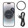 Автодержатель Hoco HW6 Vision Metal Magnetic Wireless 15W