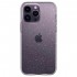 Силиконовый прозрачный чехол с блестками iPhone 14 Pro