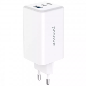 Сетевое Зарядное устройство Proove Pocket GaN Max 100W (2Type-C + USB) (белый)