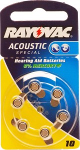 Батарейка для слуховых аппаратов Varta RAYOVAC ZA10 P10 PR70  6шт.