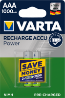Аккумулятор NI-MH, VARTA POWER AAA 1000mAh 2шт. Аккумулятор NI-MH, VARTA POWER AAA 1000mAh 2шт.