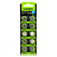Батарейка VIDEX AG10 LR54 LR1130 189 1 ШТ Батарейка VIDEX AG10 LR54 LR1130 189 1 ШТ