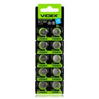 Батарейка VIDEX AG13 LR44 A76 1 ШТ
