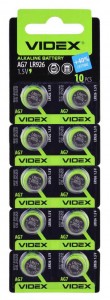 Батарейка VIDEX AG7 LR927 1 ШТ