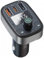 FM трансмиттер модулятор XO BCC06 С ФУНКЦИЕЙ ЗАРЯДКИ 30W PD_25W / QC3.0_25W / 50W