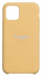 Чехол Silicone Logo для iPhone 11 Pro max (горчичный)