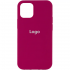 Чехол силиконовый Silicone Full Size для iPhone 12 Mini (малиновый)