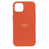 Чехол Silicone Full Size для iPhone 13 Pro Max (оранжевый)