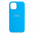 Чехол Silicone Full Size для iPhone 14 Pro Max (голубой)
